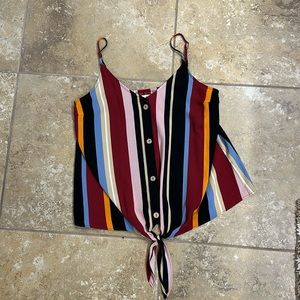 Size medium striped top
